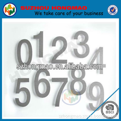 Hotel house numbers and letters